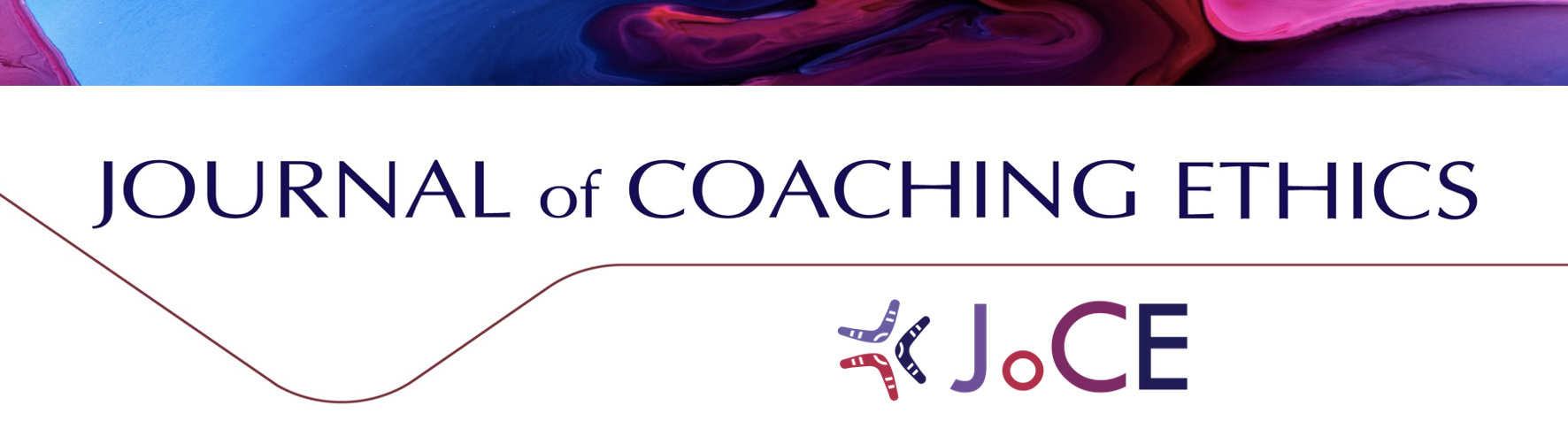 Journal of Coaching Ethics (JoCE) a journal dedicated to the excellence of coaching professional practice